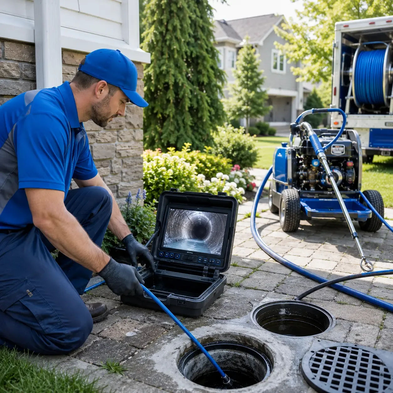 Outdoor drain cleaning professionals serving Conesville, OH