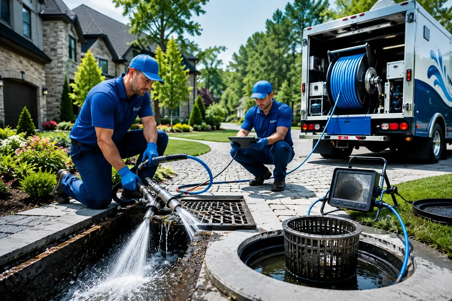 Local outdoor drain cleaning professionals in Conesville, OH